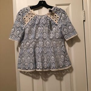 Lace Anthropologie Shirt